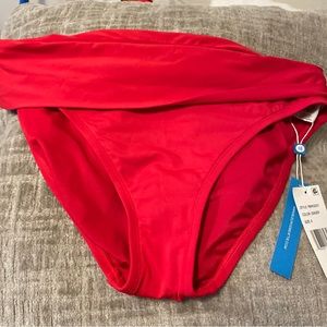 NWT Bleu Rod Beattie Behind The Seam Fold Over Pant Ginger 8 (K)